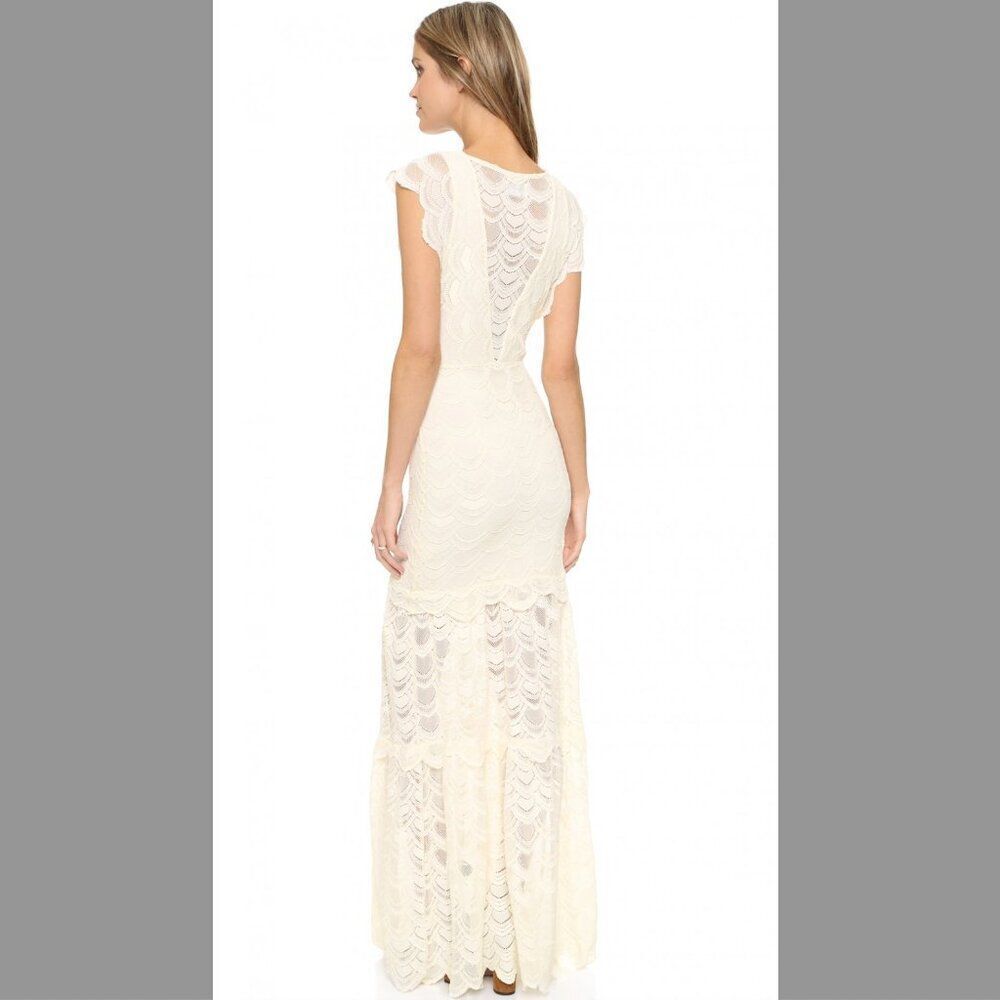 NWT White NightCap Clothing Victorian Lace Caletto Wedding Dress Long Boho XS/S - Picture 7 of 16